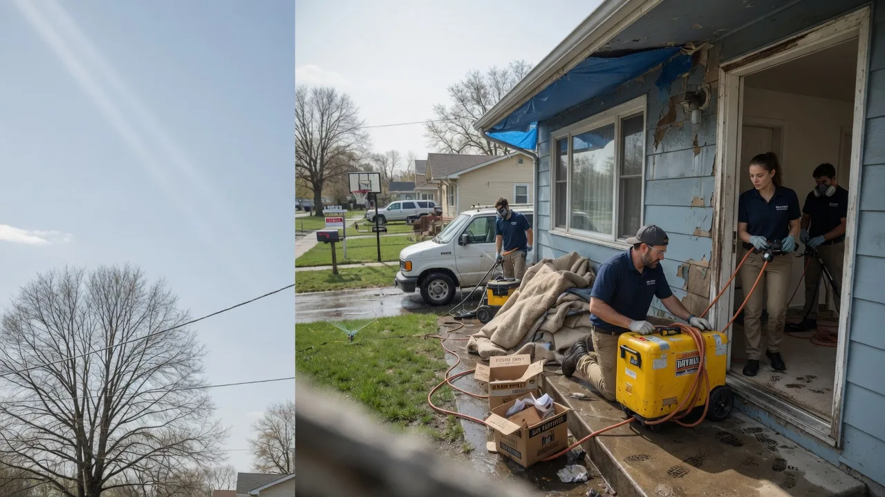 Basement Flood Cleanup in Pembroke Township, IL near me